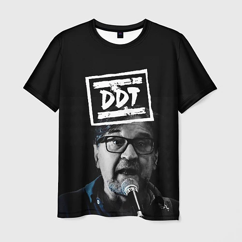 Мужская футболка ДДТ / 3D-принт – фото 1