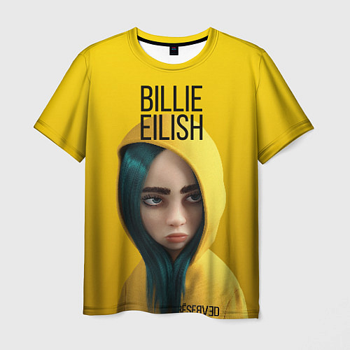 Мужская футболка BILLIE EILISH: Yellow Girl / 3D-принт – фото 1