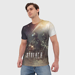 Футболка мужская S T A L K E R Чернобыль, цвет: 3D-принт — фото 2