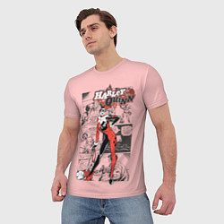 Футболка мужская Harley Quinn, цвет: 3D-принт — фото 2
