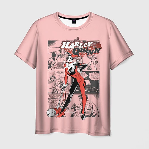 Мужская футболка Harley Quinn / 3D-принт – фото 1