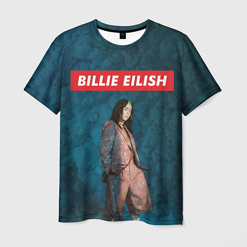 Мужская футболка BILLIE EILISH / 3D-принт – фото 1