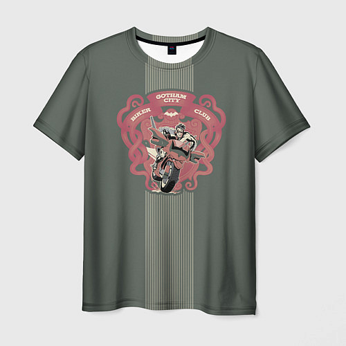 Мужская футболка Gotham City Biker Club / 3D-принт – фото 1