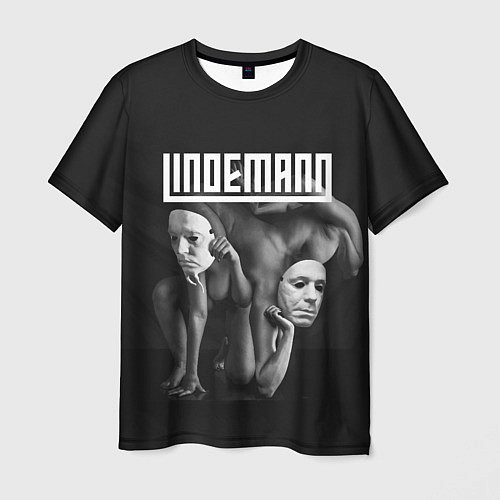 Мужская футболка LINDEMANN / 3D-принт – фото 1