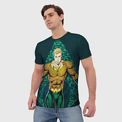 Футболка мужская Aquaman, цвет: 3D-принт — фото 2