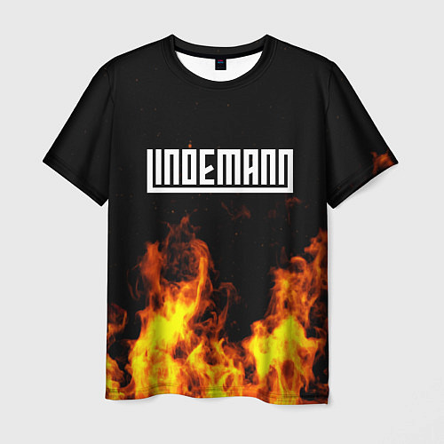 Мужская футболка LINDEMANN: Flame / 3D-принт – фото 1