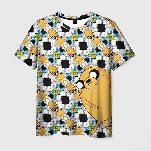 Мужская футболка Jake Adventure Time / 3D-принт – фото 1