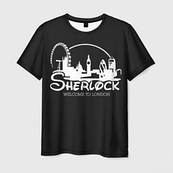 Футболка мужская Sherlock, цвет: 3D-принт