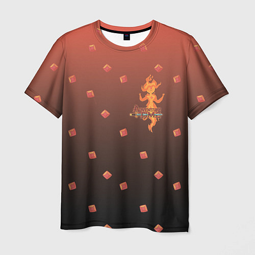 Мужская футболка Flame Princess / 3D-принт – фото 1
