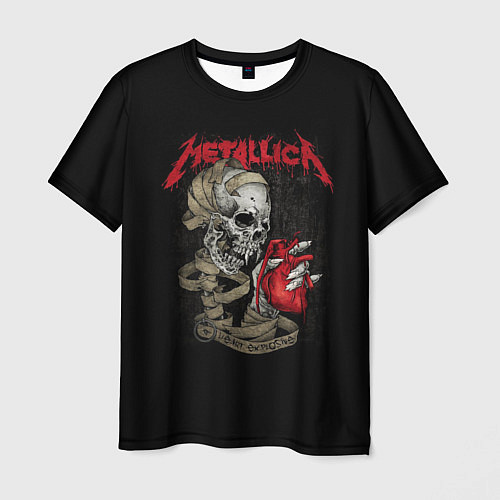 Мужская футболка Metallica / 3D-принт – фото 1