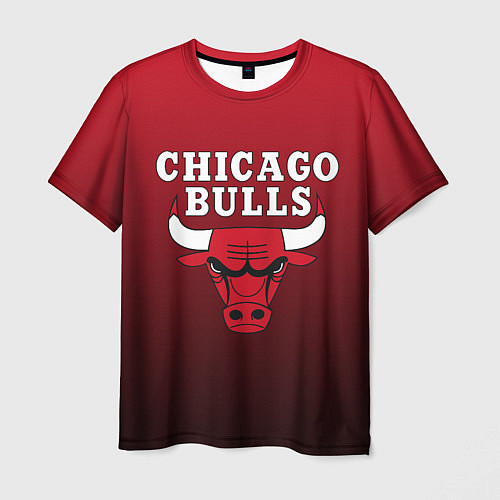 Мужская футболка CHICAGO BULLS / 3D-принт – фото 1