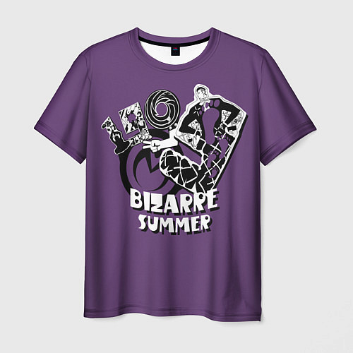 Мужская футболка ДжоДжо Bizarre summer / 3D-принт – фото 1