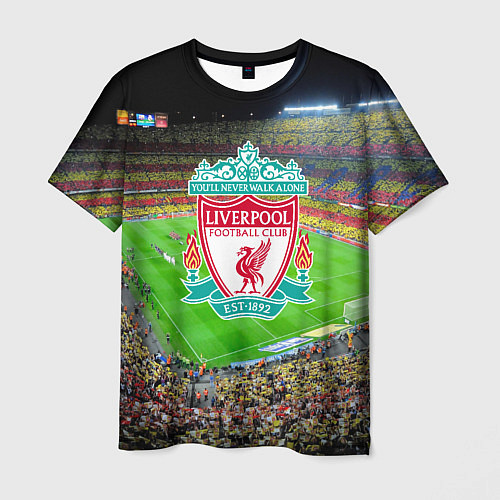 Мужская футболка FC Liverpool / 3D-принт – фото 1