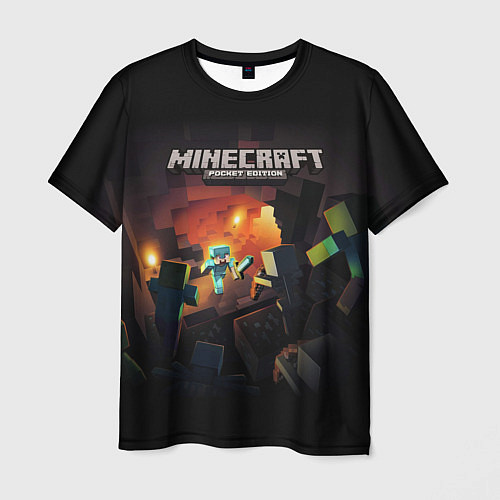Мужская футболка MINECRAFT / 3D-принт – фото 1