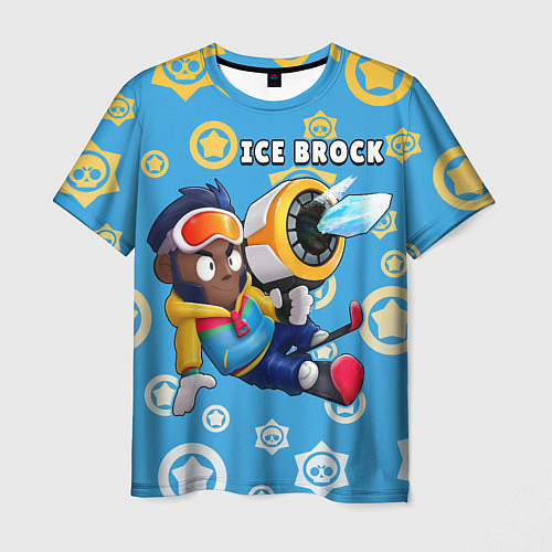 Мужская футболка Ice Brock / 3D-принт – фото 1