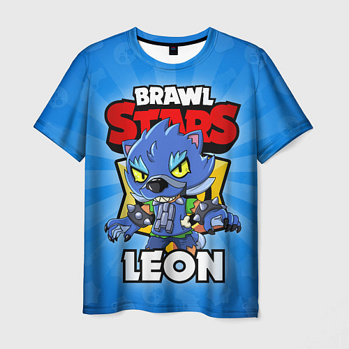 Мужская футболка BRAWL STARS WEREWOLF LEON / 3D-принт – фото 1