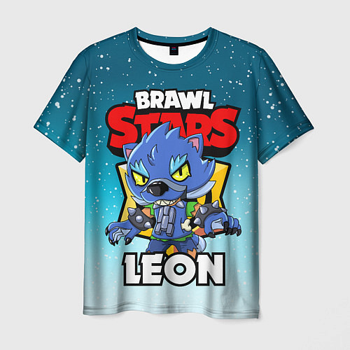 Мужская футболка BRAWL STARS WEREWOLF LEON / 3D-принт – фото 1