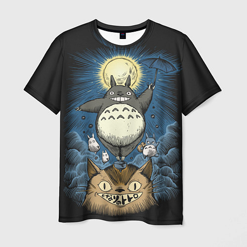 Мужская футболка My Neighbor Totoro / 3D-принт – фото 1
