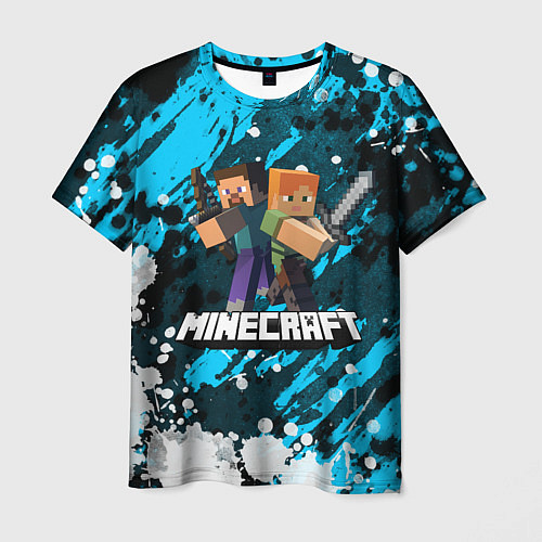 Мужская футболка Minecraft Майнкрафт / 3D-принт – фото 1