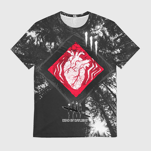 Мужская футболка DBD - beating heart / 3D-принт – фото 1