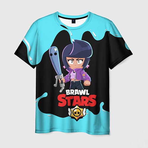 Мужская футболка BRAWL STARS BIBI / 3D-принт – фото 1