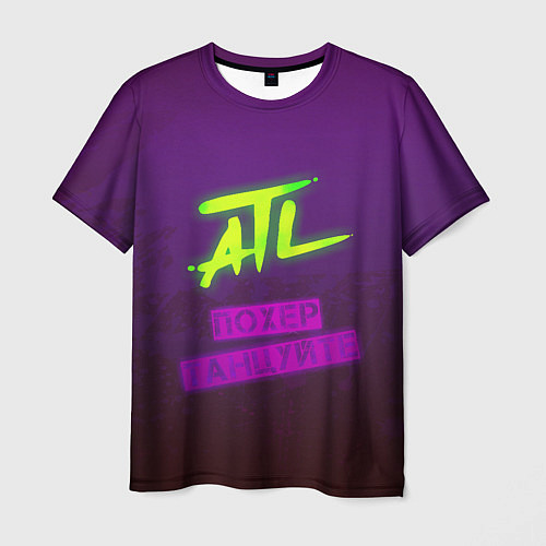 Мужская футболка ATL / 3D-принт – фото 1