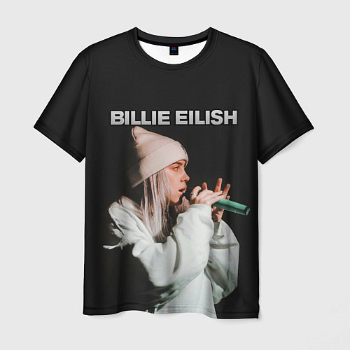 Мужская футболка BILLIE EILISH / 3D-принт – фото 1