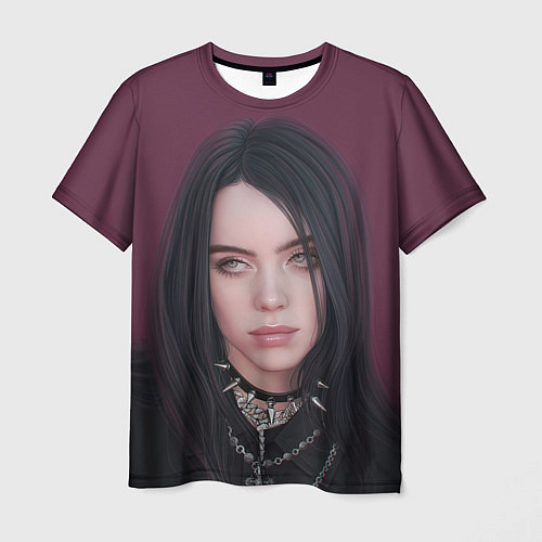 Мужская футболка BILLIE EILISH / 3D-принт – фото 1