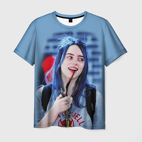 Мужская футболка BILLIE EILISH / 3D-принт – фото 1