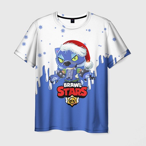 Мужская футболка BRAWL STARS ОБОРОТЕНЬ LEON / 3D-принт – фото 1