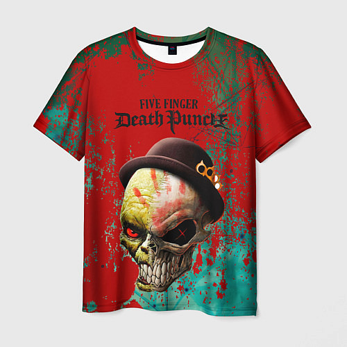 Мужская футболка Five finger death punch / 3D-принт – фото 1