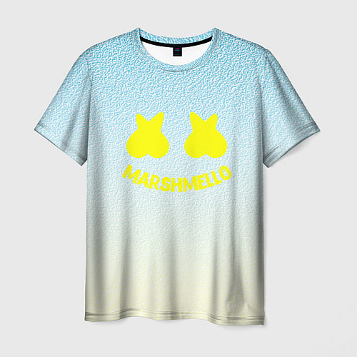 Мужская футболка МАРШМЕЛЛОУ / 3D-принт – фото 1