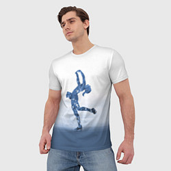 Футболка мужская Фигурное катание, цвет: 3D-принт — фото 2