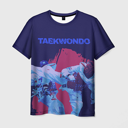 Мужская футболка Taekwondo / 3D-принт – фото 1