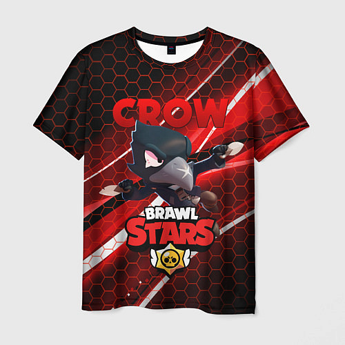 Мужская футболка BRAWL STARS CROW / 3D-принт – фото 1