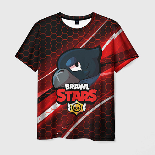 Мужская футболка BRAWL STARS CROW / 3D-принт – фото 1