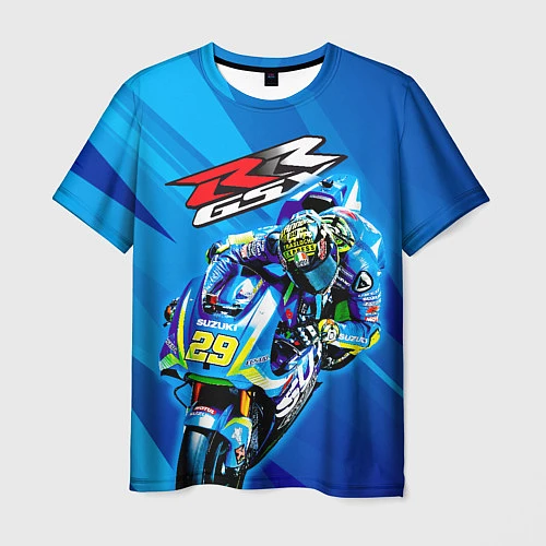 Мужская футболка Suzuki MotoGP / 3D-принт – фото 1