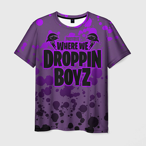 Мужская футболка Droppin Boys / 3D-принт – фото 1