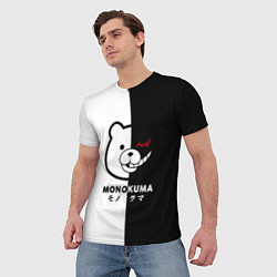 Футболка мужская Monokuma, цвет: 3D-принт — фото 2