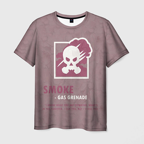 Мужская футболка Smoke R6s / 3D-принт – фото 1