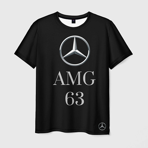 Мужская футболка Mersedes AMG 63 / 3D-принт – фото 1