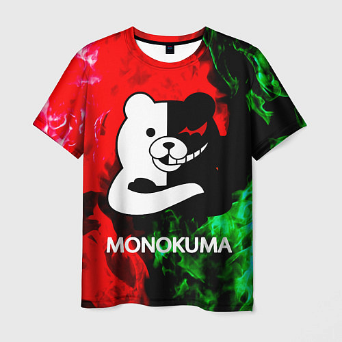 Мужская футболка MONOKUMA / 3D-принт – фото 1