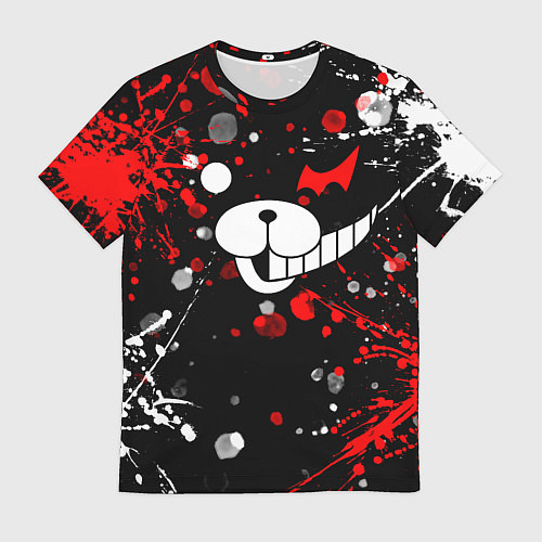 Мужская футболка MONOKUMA / 3D-принт – фото 1
