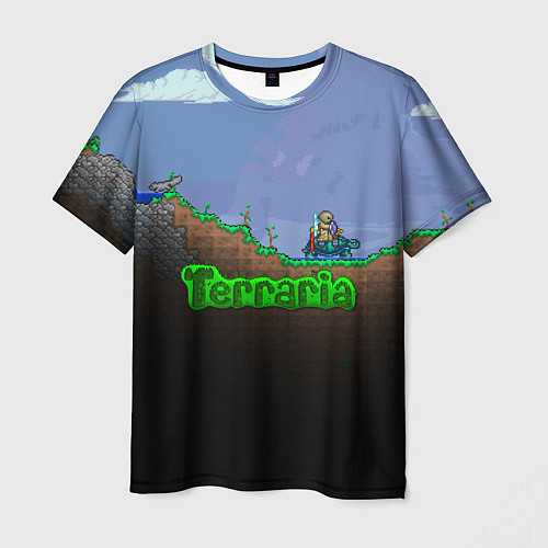 Мужская футболка Terraria game / 3D-принт – фото 1