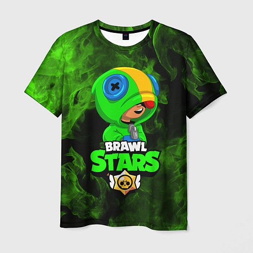 Мужская футболка BRAWL STARS LEON / 3D-принт – фото 1