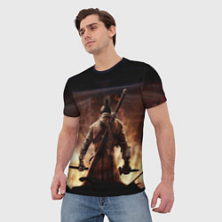 Футболка мужская Sekiro shadows die twice, цвет: 3D-принт — фото 2