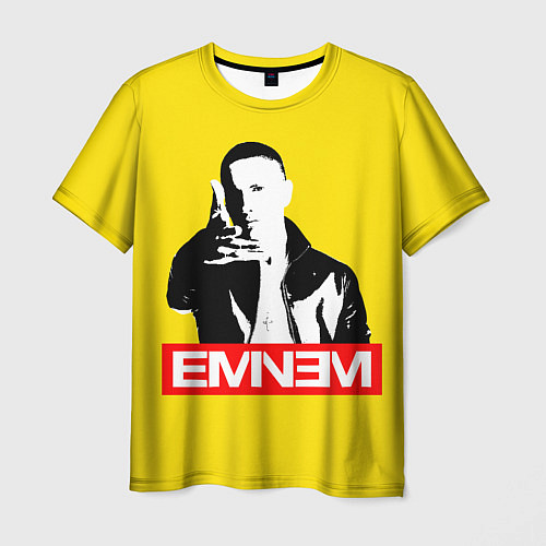 Мужская футболка Eminem / 3D-принт – фото 1