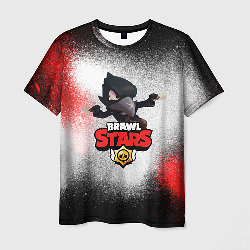 Мужская футболка BRAWL STARS CROW / 3D-принт – фото 1