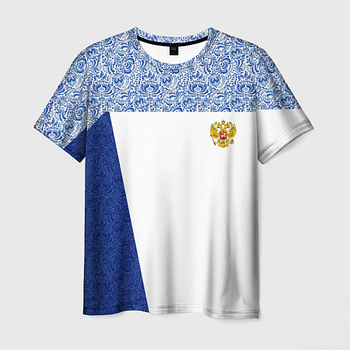 Мужская футболка Форма России / 3D-принт – фото 1