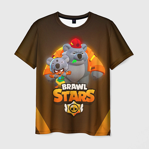 Мужская футболка BRAWL STARS COALA NITA / 3D-принт – фото 1